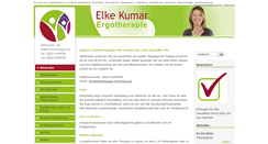 Desktop Screenshot of ergotherapiepraxis-kumar.de